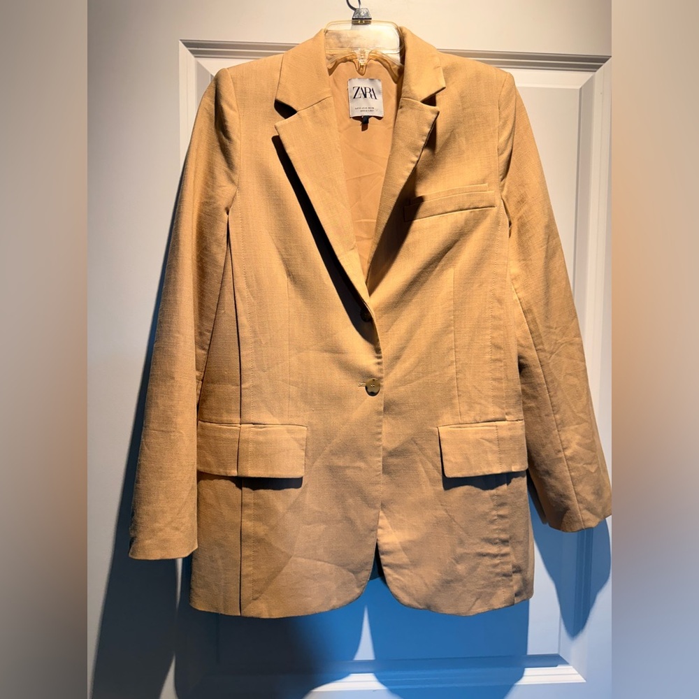 Zara Blazer With Double Button Front Closure Fron… - image 1